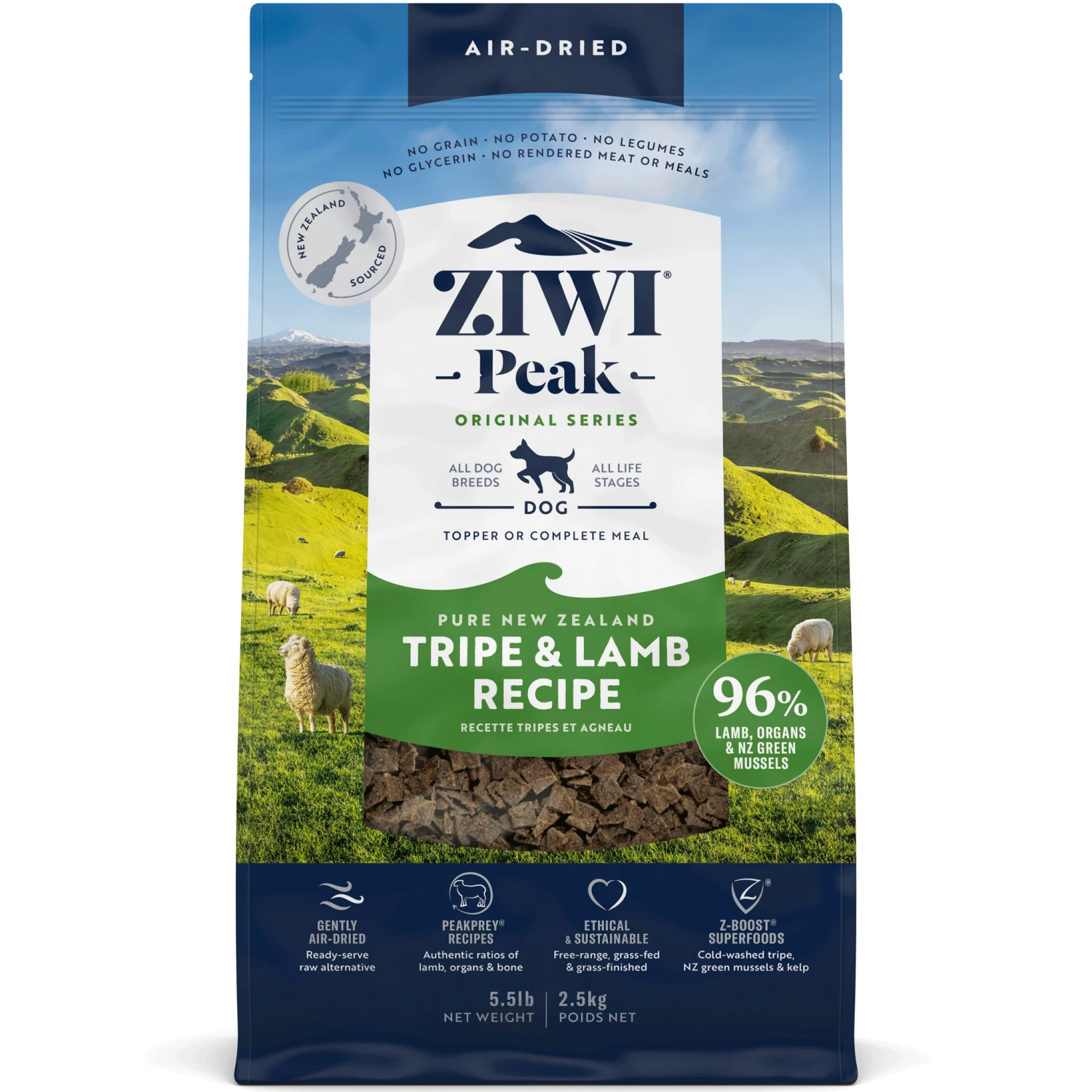 ZIWI Air-Dried Tripe & Lamb Dog Food