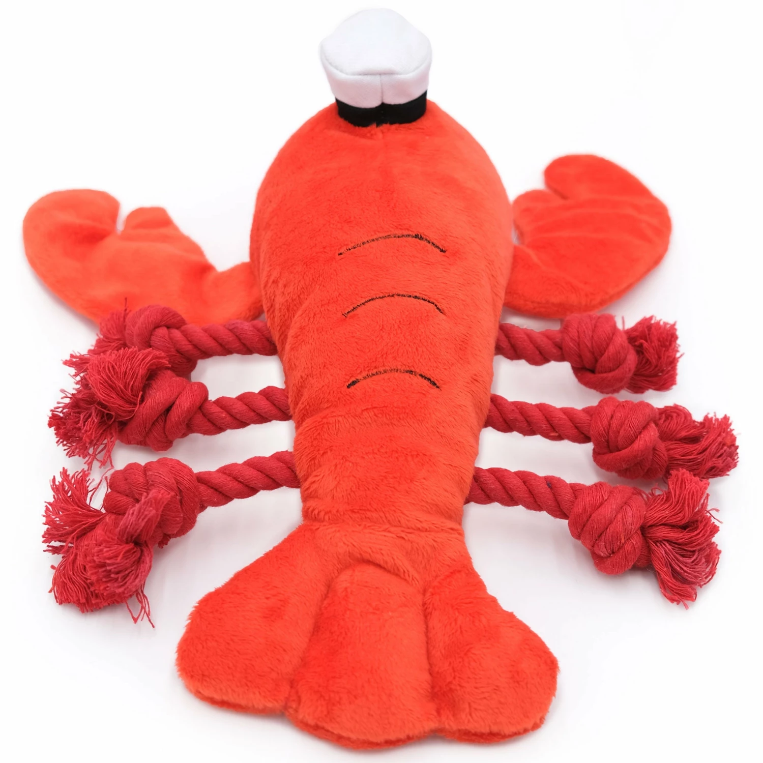 Zippy Paws Luca Lobster Dog Toy - Image 2
