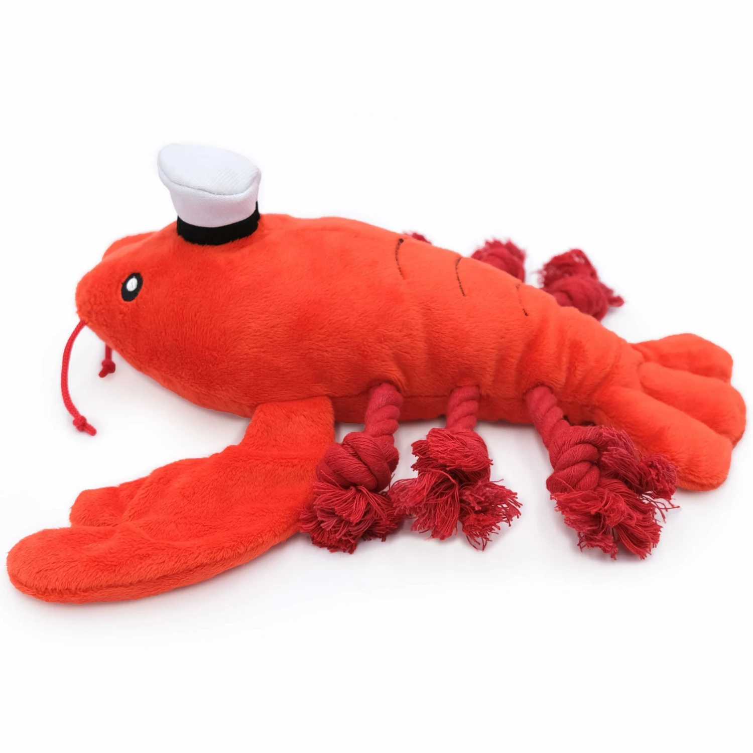 Zippy Paws Luca Lobster Dog Toy - Image 3