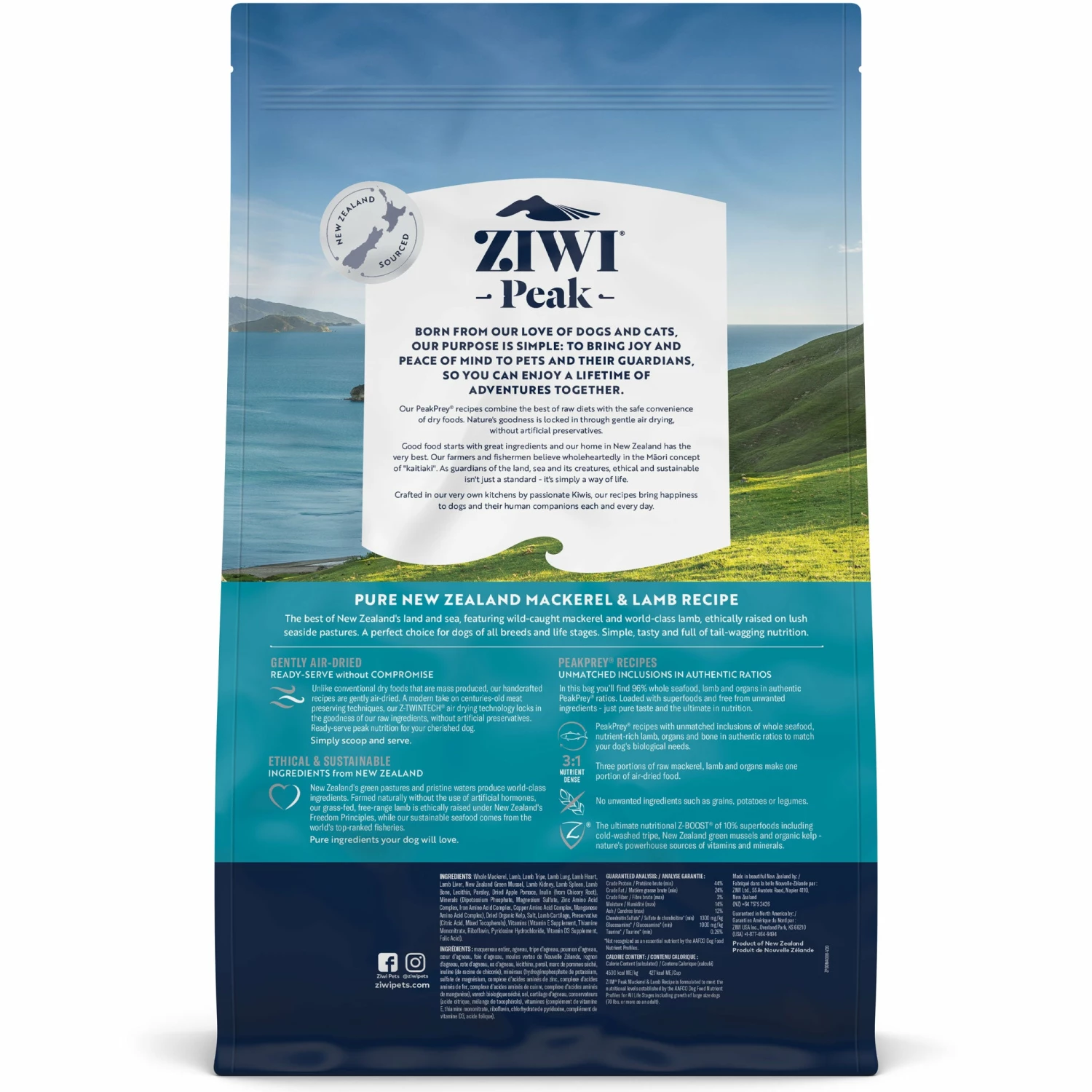 Ziwi Air-Dried Mackerel & Lamb Dog Food - Image 2