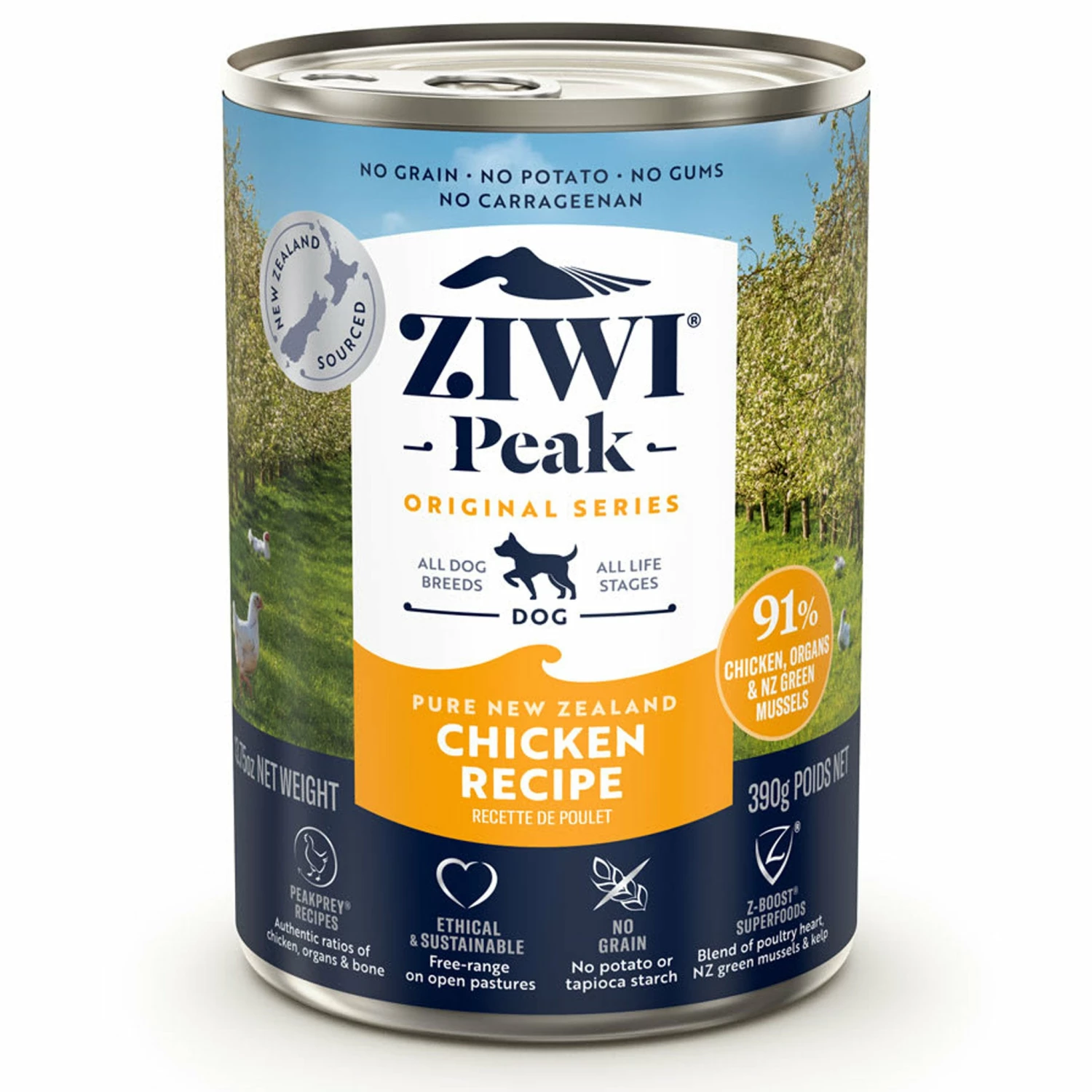 Ziwi Canned Chicken Recipe Dog Food - 13.75oz