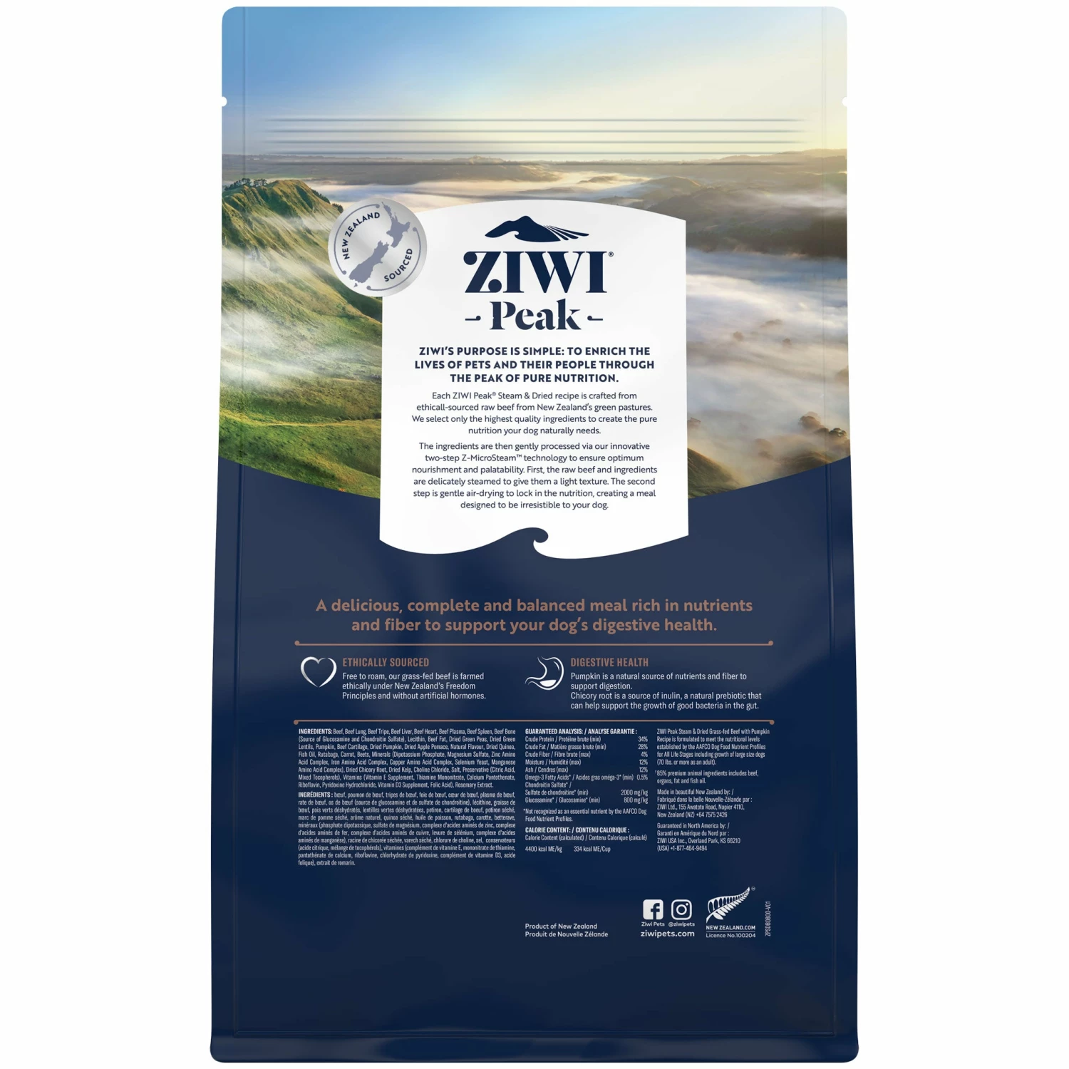 Ziwi Peak Steam & Dried Beef Dog Food - Image 3