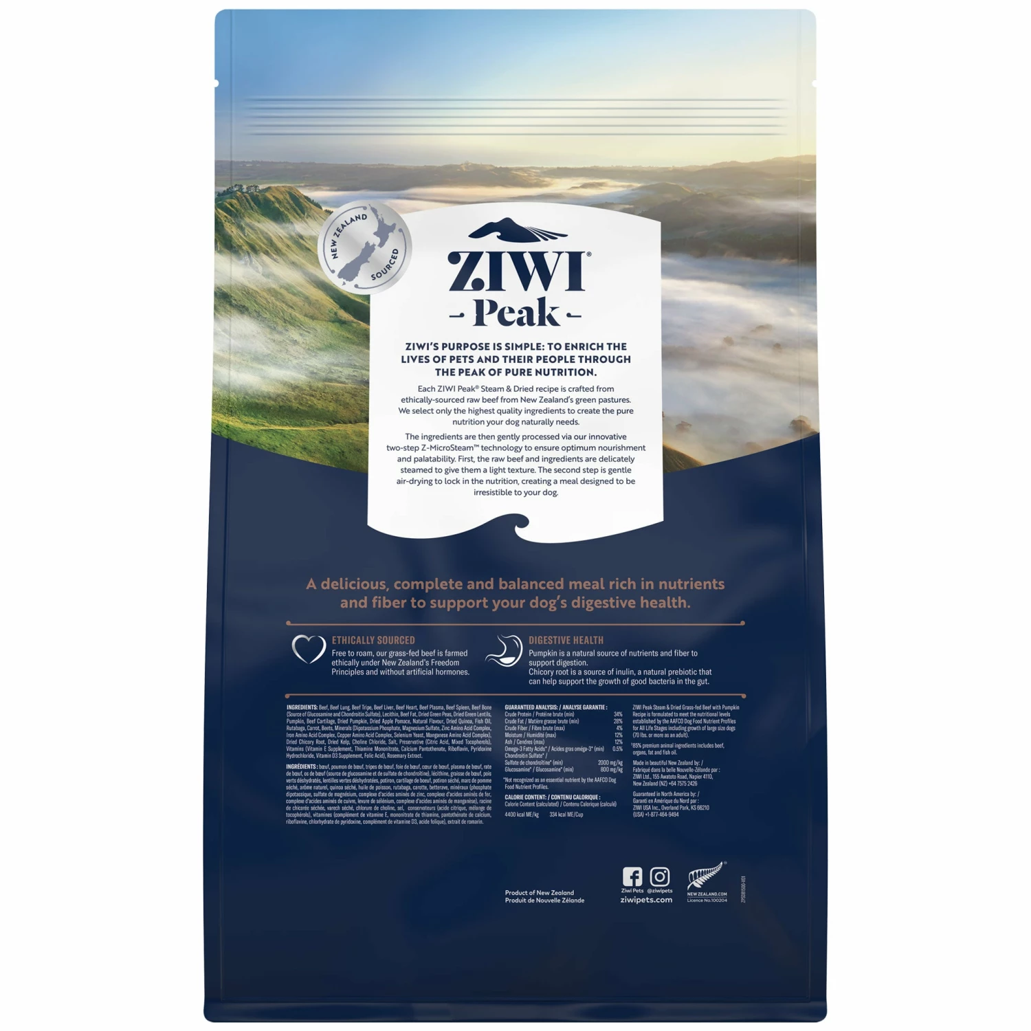 Ziwi Peak Steam & Dried Beef Dog Food - Image 5
