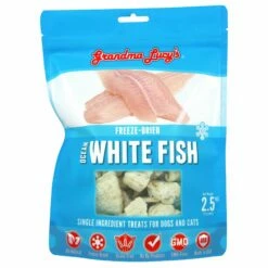 Grandma Lucy's Freeze-Dried Ocean White Fish Dog & Cat Treats - 1.5oz